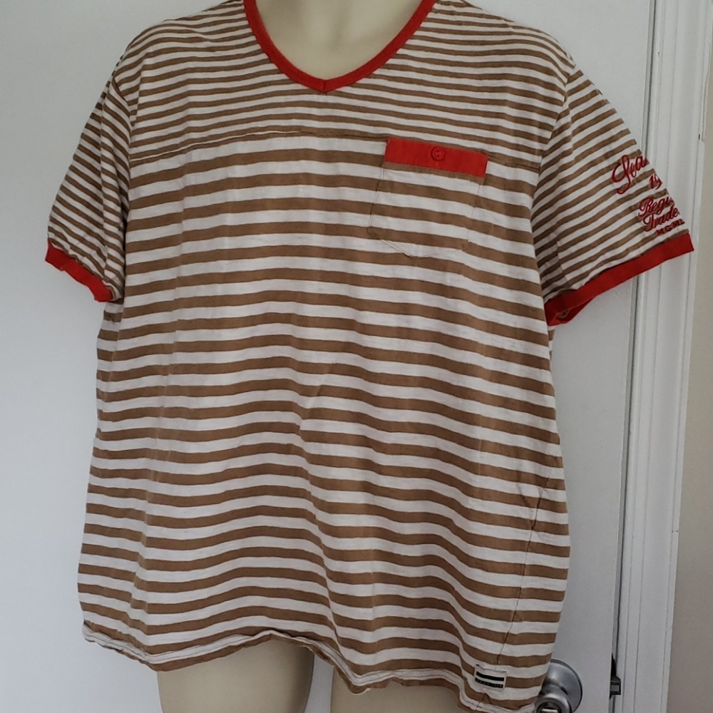 Sean Jean Striped Shirt Size XL
